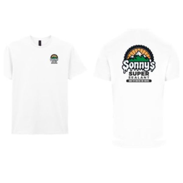 Sonny’s Super Sealant White T-Shirt